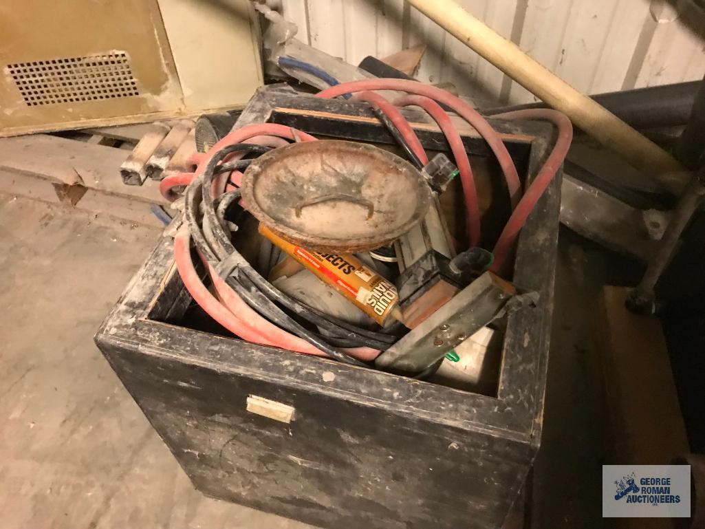 PUMPS, MOTORS, SCRAP IN CORNER