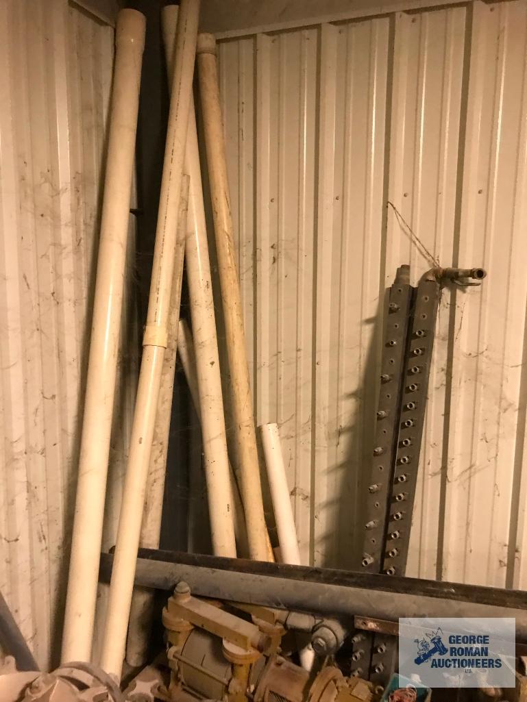 PUMPS, MOTORS, SCRAP IN CORNER