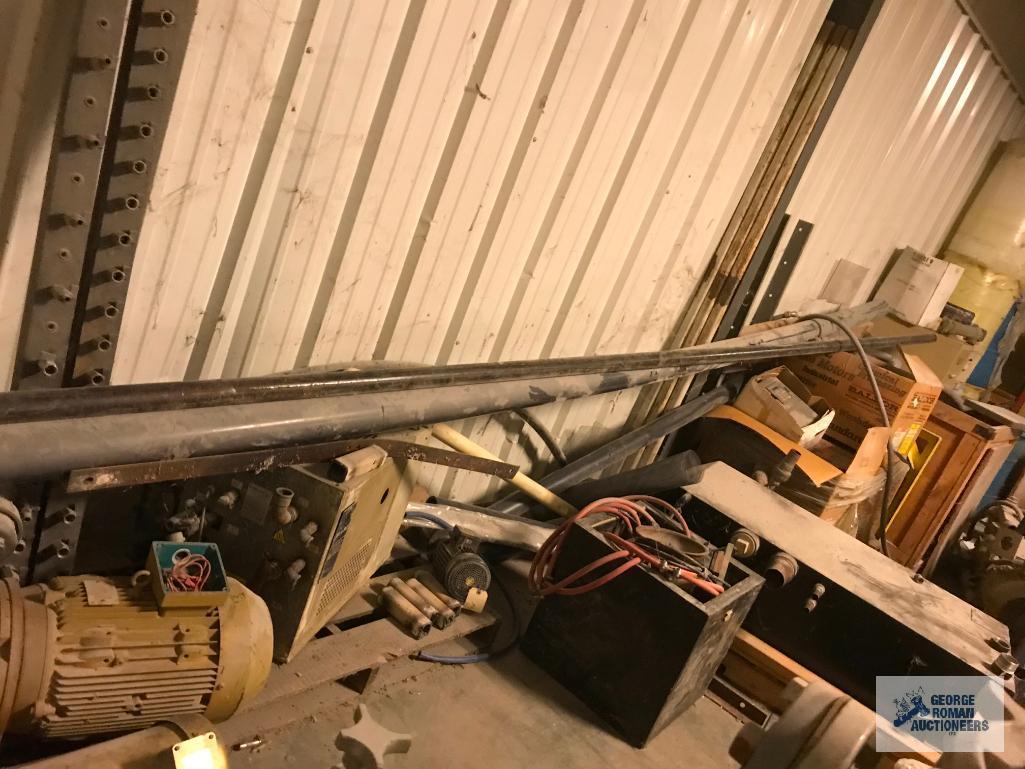 PUMPS, MOTORS, SCRAP IN CORNER