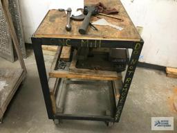 CART, CHUCK AND MACHINIST'S VISE