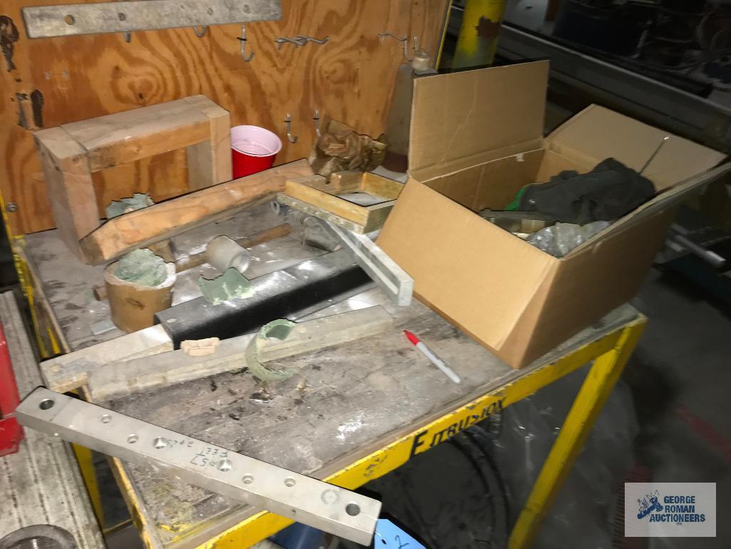 (2) STEEL CARTS, SCRAP, ETC.