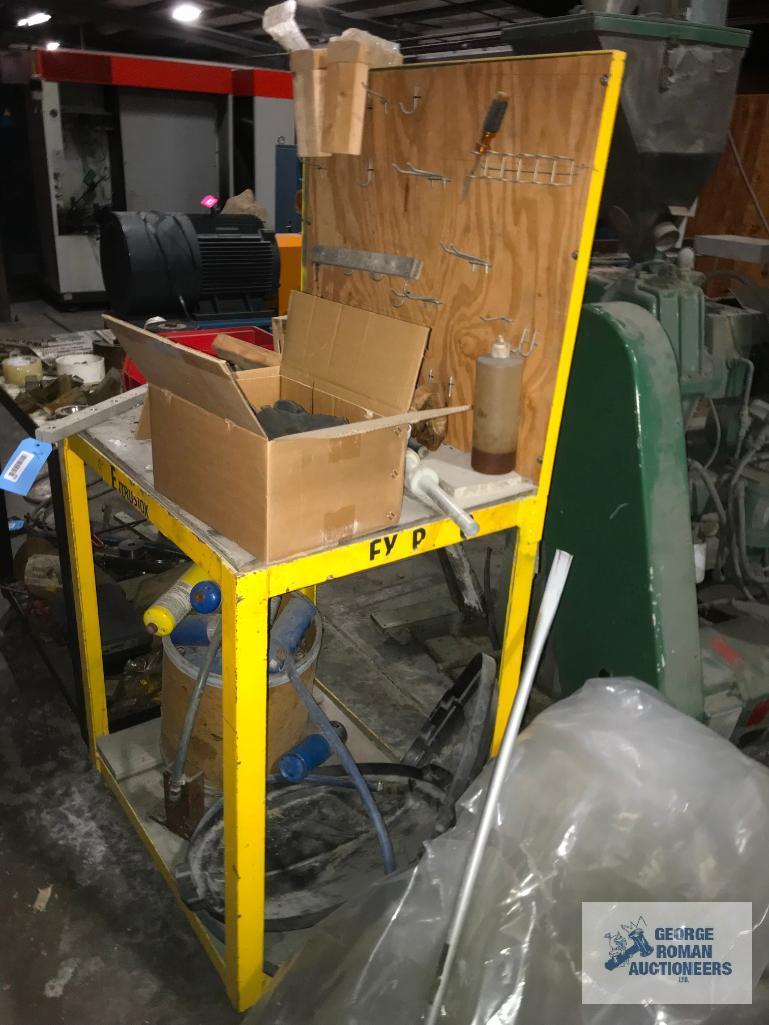 (2) STEEL CARTS, SCRAP, ETC.