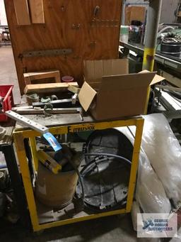 (2) STEEL CARTS, SCRAP, ETC.