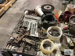 (2) STEEL CARTS, SCRAP, ETC.