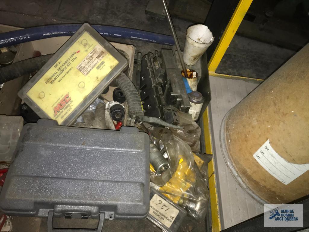 (2) STEEL CARTS, SCRAP, ETC.