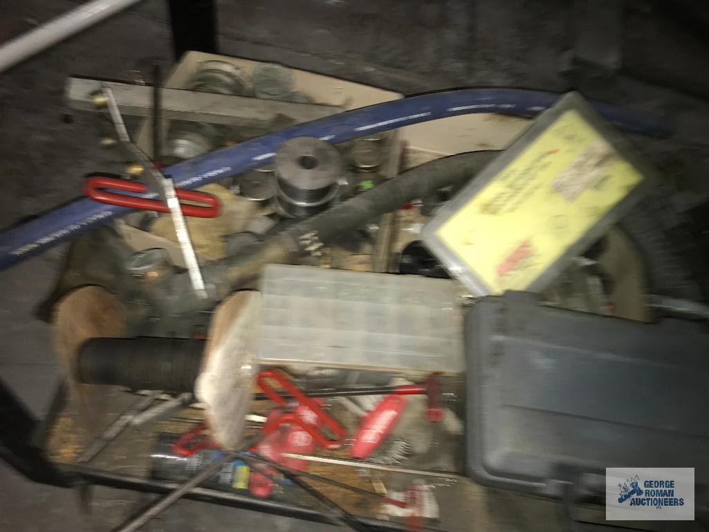 (2) STEEL CARTS, SCRAP, ETC.