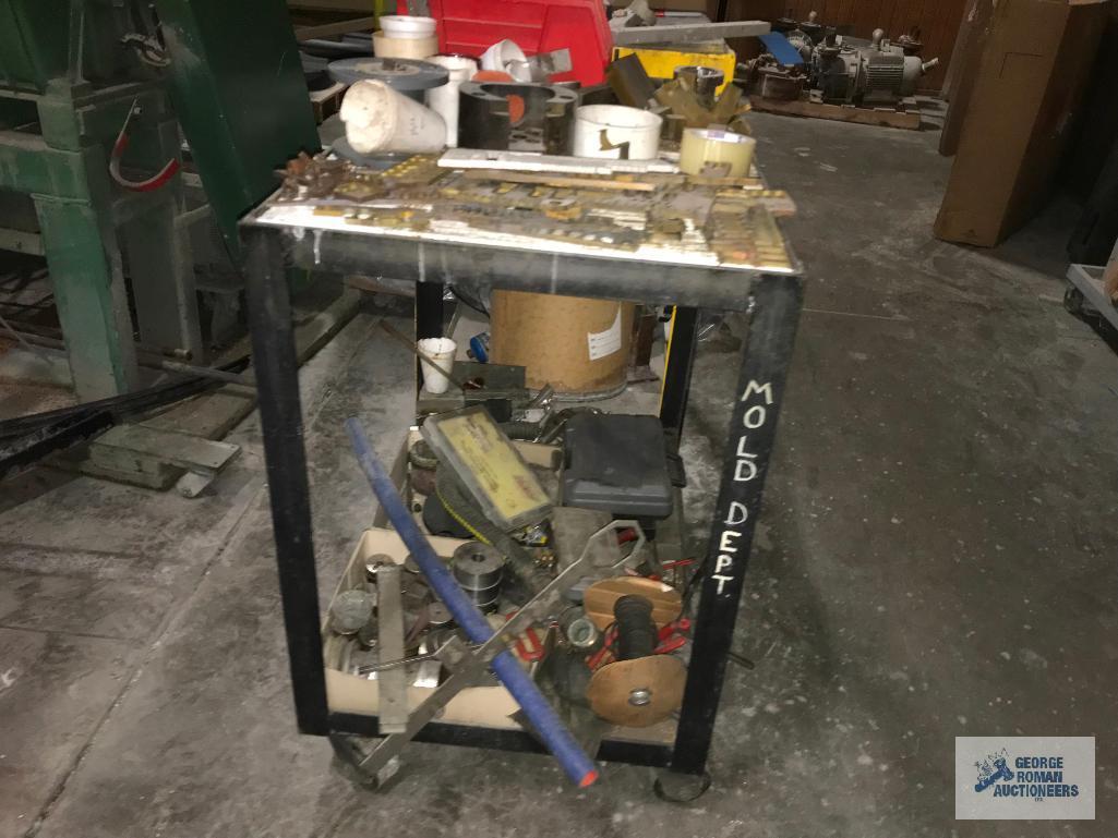 (2) STEEL CARTS, SCRAP, ETC.