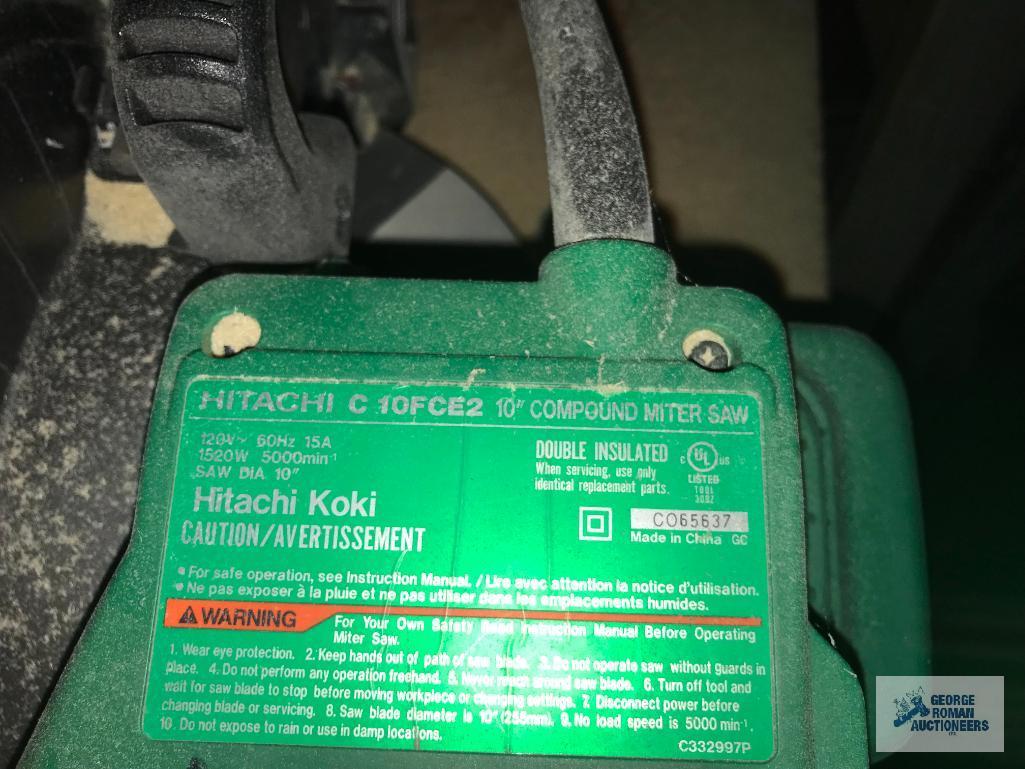HITACHI MITER SAW AND RECIPROCATING SAW