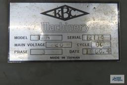 KBC HORIZONTAL BAND SAW, MODEL 12A