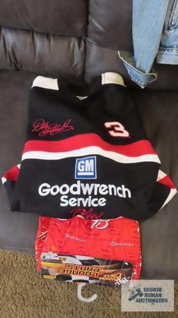 Dale Earnhardt GM Goodwrench sweatshirt, size medium. NASCAR. Lounge pants, size medium.