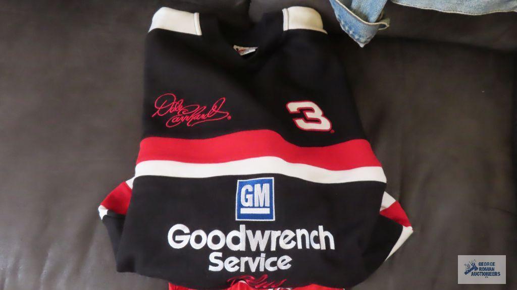 Dale Earnhardt GM Goodwrench sweatshirt, size medium. NASCAR. Lounge pants, size medium.