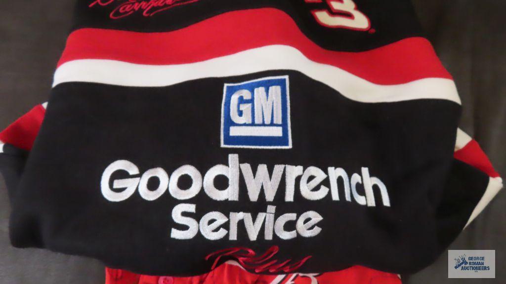 Dale Earnhardt GM Goodwrench sweatshirt, size medium. NASCAR. Lounge pants, size medium.