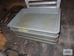 Plastic dough proof bins