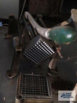 Vollrath french fry cutter. missing parts.