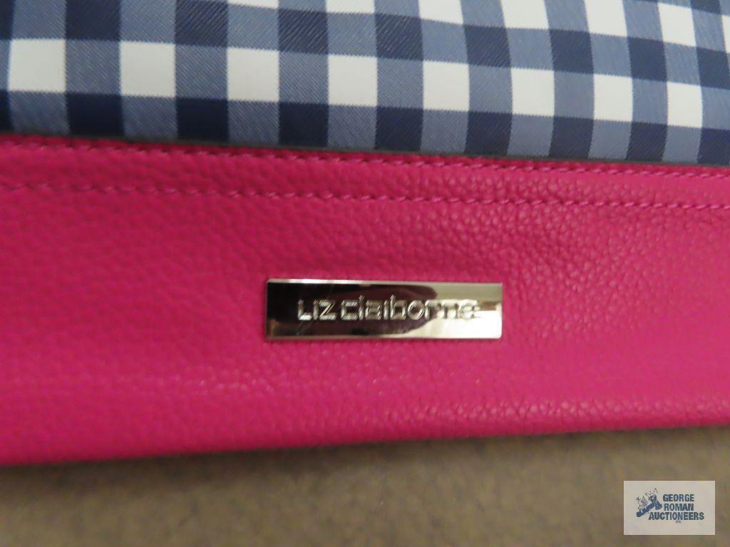 Various purses including Liz Claiborne, Max studio, and polka dot purse