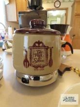 West Bend Colonial Crock, two qt., stoneware slow cooker