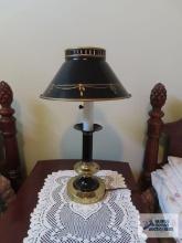 Tole desk lamp