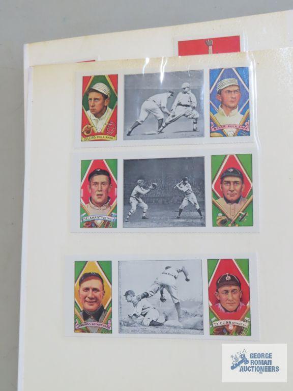 Big League Chewing Gum reprint baseball cards, Cracker Jack reprint cards, and other reprints