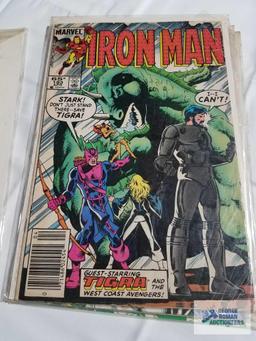 Daredevil, Iron Man, X-men, Defenders of Dynatron City and Who is Nova comic books