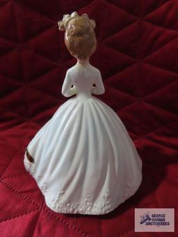 Josef original Victorian bride ceramic figurine