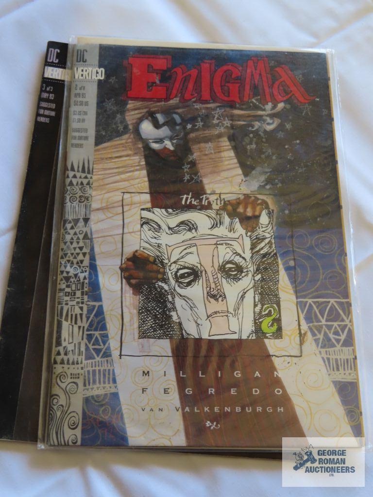 DC Vertigo Death and Enigma comic books