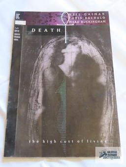 DC Vertigo Death and Enigma comic books