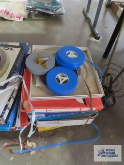 Assortment of 8 mm movie reels