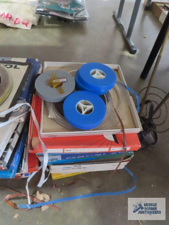 Assortment of 8 mm movie reels
