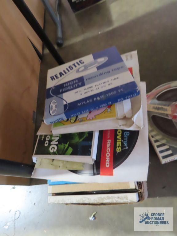 Assortment of 8 mm movie reels
