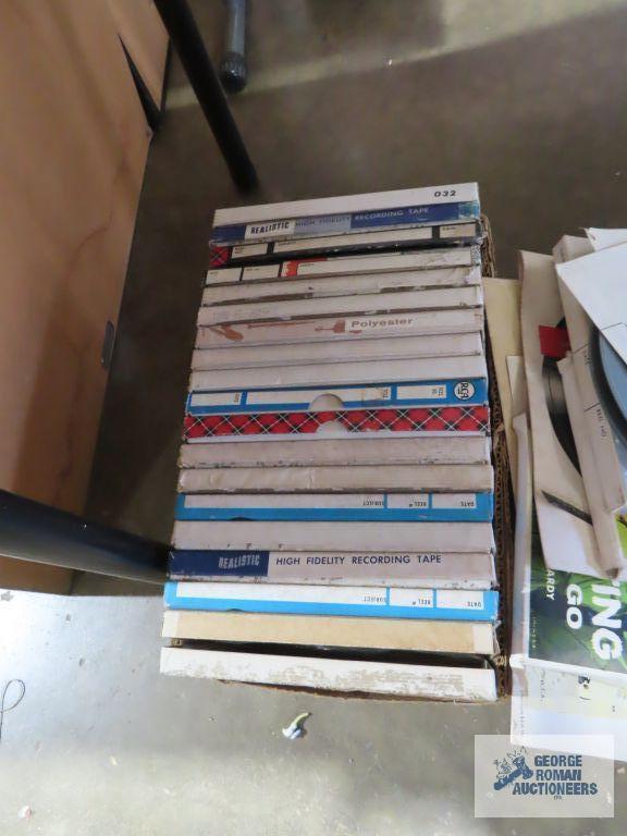 Assortment of 8 mm movie reels