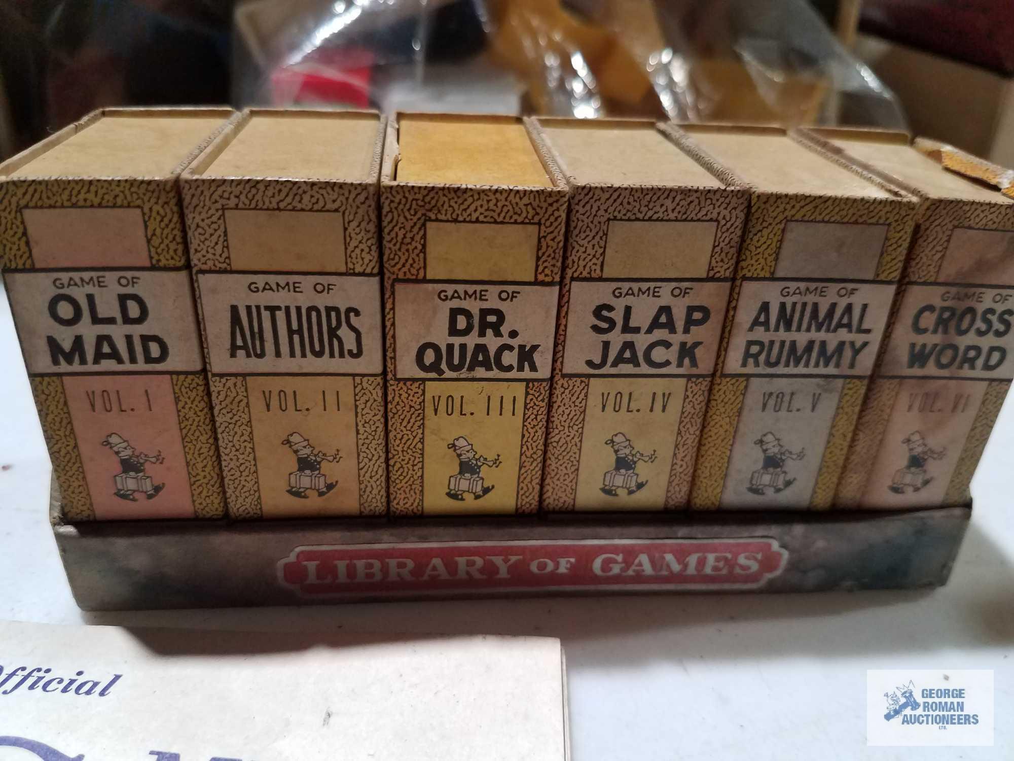 Library of games set and The Official G-Men fingerprint set