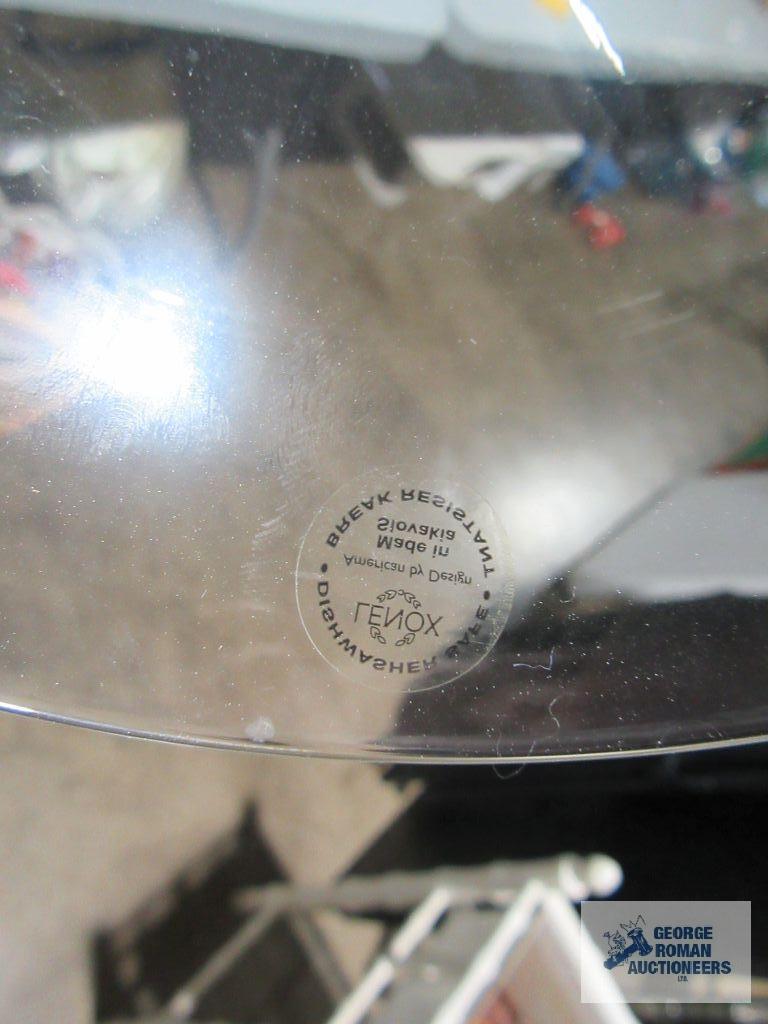 Assorted glass stemware