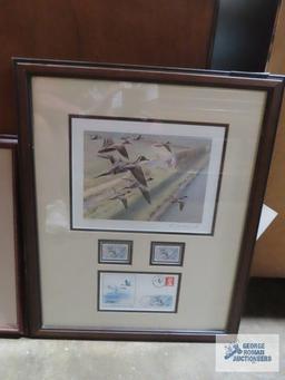 First of Nation United Kingdom Duck Stamp print by Rodger McPhail, signed, 226/5750