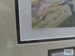 First of Nation United Kingdom Duck Stamp print by Rodger McPhail, signed, 226/5750