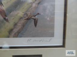 First of Nation United Kingdom Duck Stamp print by Rodger McPhail, signed, 226/5750