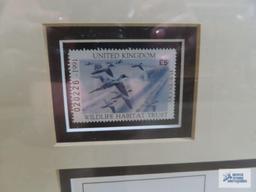 First of Nation United Kingdom Duck Stamp print by Rodger McPhail, signed, 226/5750