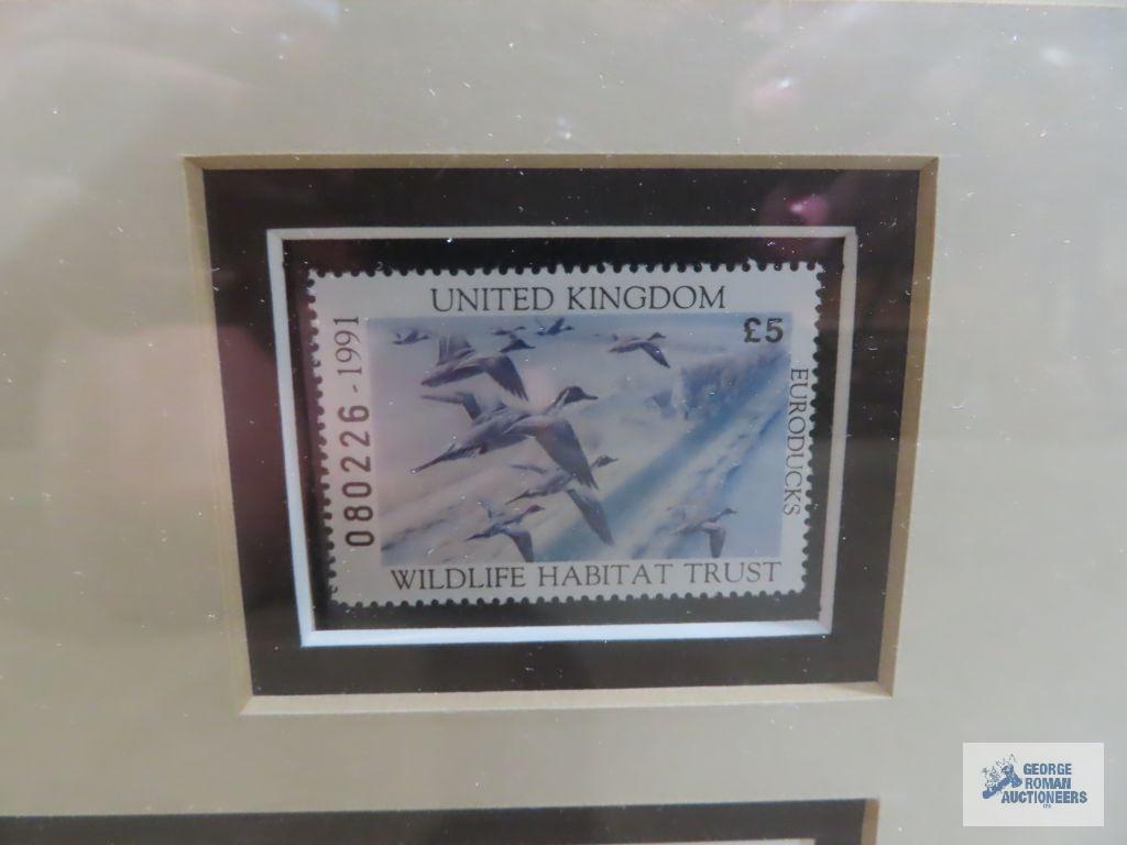 First of Nation United Kingdom Duck Stamp print by Rodger McPhail, signed, 226/5750