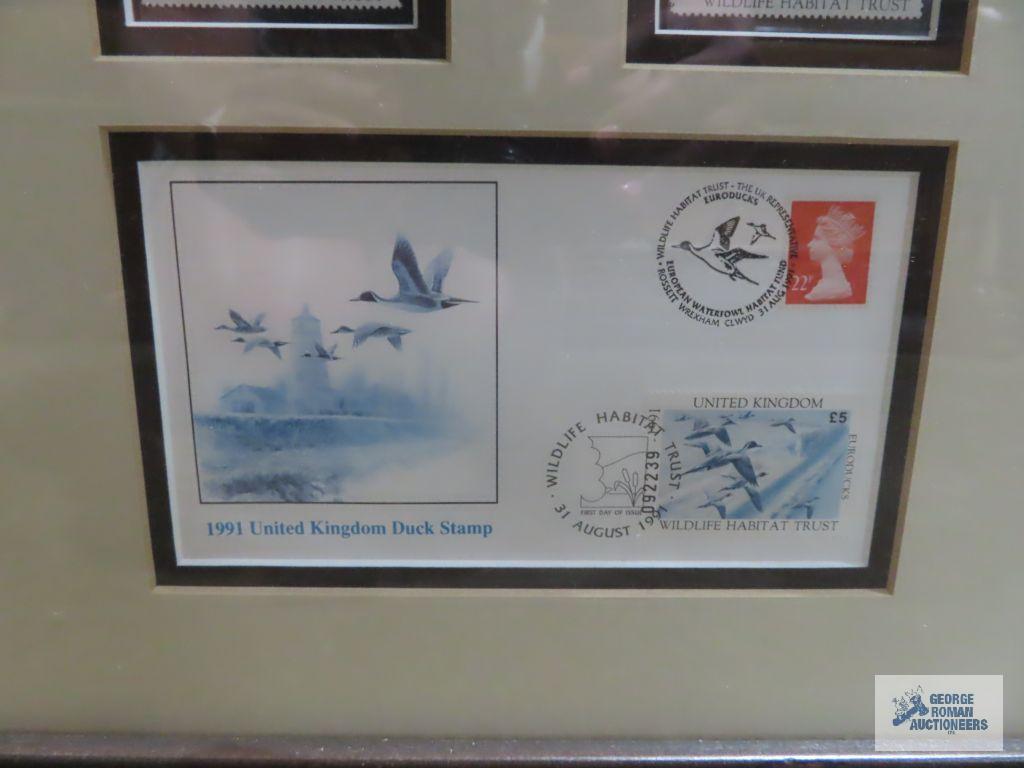 First of Nation United Kingdom Duck Stamp print by Rodger McPhail, signed, 226/5750