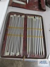 Susan Bates knitting needles in case