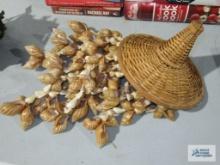Hanging shell decoration