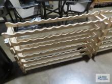 Wood wine rack