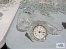 Staiger quartz battery powered clock and candy dishes
