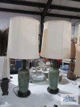 Pair of table lamps
