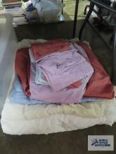 Assorted linens