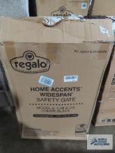 Regalo safety gate. fits openings 56 in through 74-1/2 in wide. 28 in high