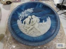Incolay Studios of California first in the voyage of Ulysses series of collector's plates. "The Isle