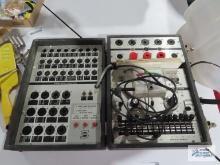 Seco model 107C electrical tube tester with part number TC28-4 complete setup data flip chart index