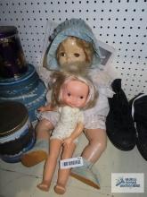 1970 Fisher-Price doll. Madame Alexander doll with cloth body. and open / close eyes.
