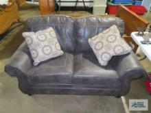 Ashley Furniture charcoal colored loveseat