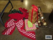 Bah Humbug blocks. Christmas ornaments, stacking box decoration, bows, etc